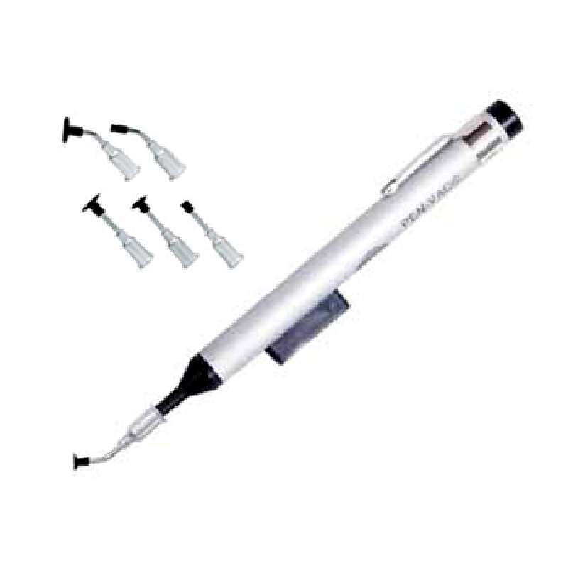 ESD-Safe PEN-VAC® Vacuum Pen Kit with 6 Probes and Dissipative Cups, 5-3/4" Long